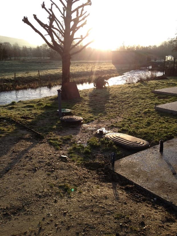 BIOROCK installation wet ground