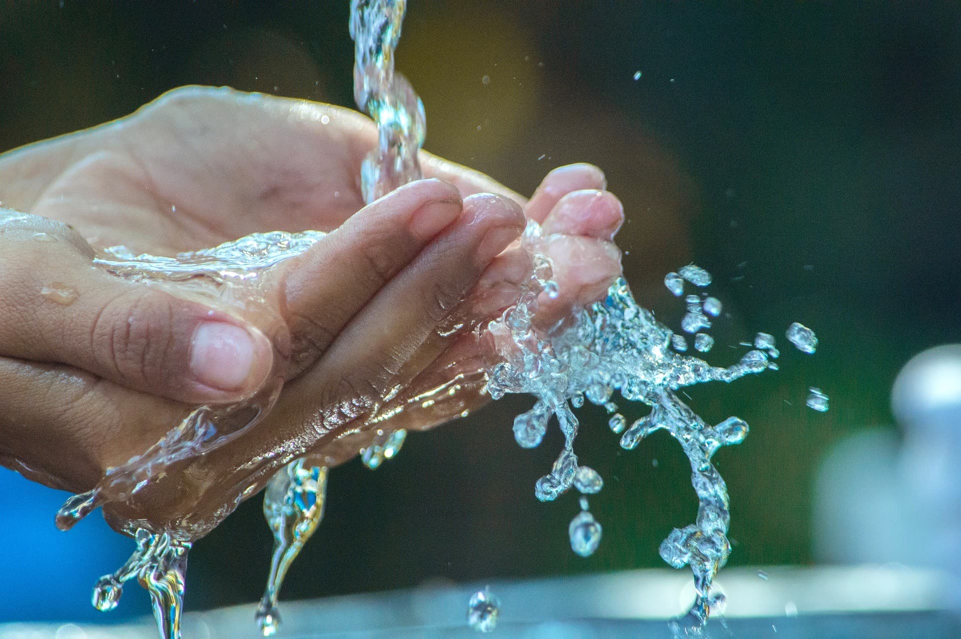 Potable Water in hands