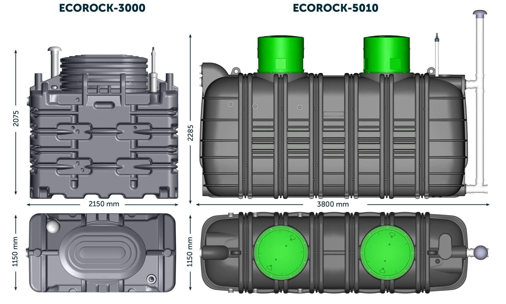 ECOROCK small sewage treatment plants